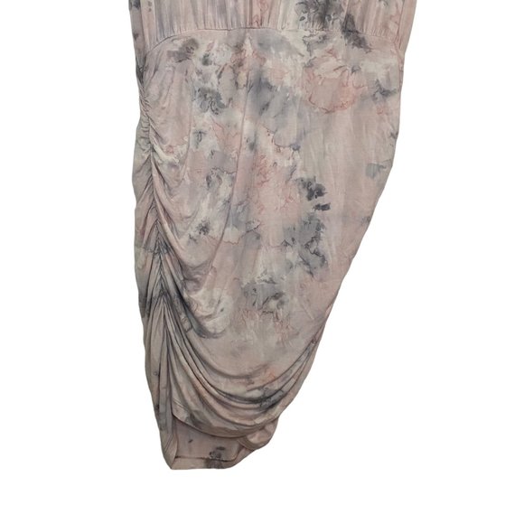YFB - Young, Fabulous & Broke Marble Print Ruched-Bottom Bodycon Dress - Picture 4 of 7